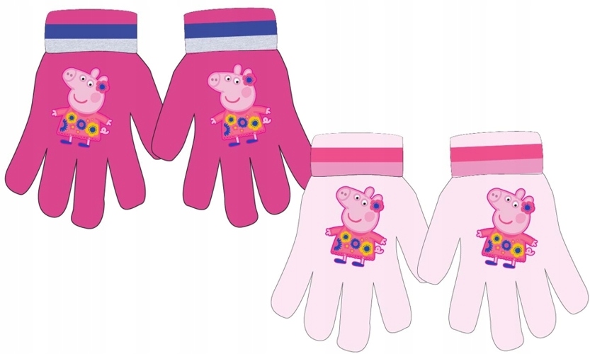 Rękawiczki dziecięce Peppa 3324 JASNO RÓŻOWE