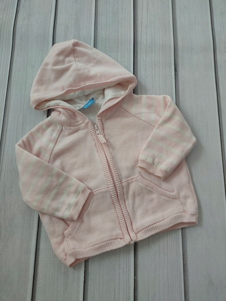 John Lewis Sweterek rozpinany dla dziewczynki 74