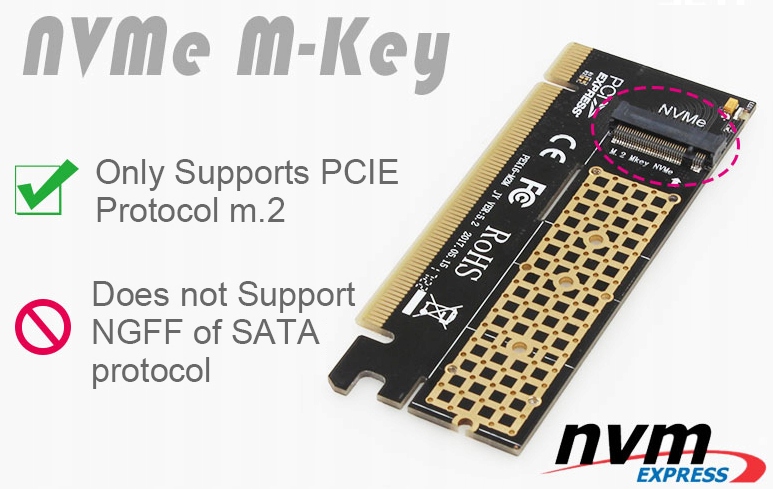 Купить SSD-адаптер PCIe x16 M.2 M-Key NVMe + радиатор JEYI: отзывы, фото, характеристики в интерне-магазине Aredi.ru