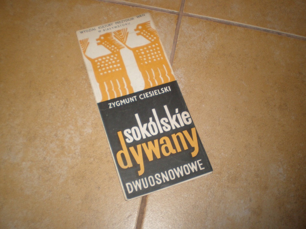 stary folder Sokólskie dywany dwuosnowowe