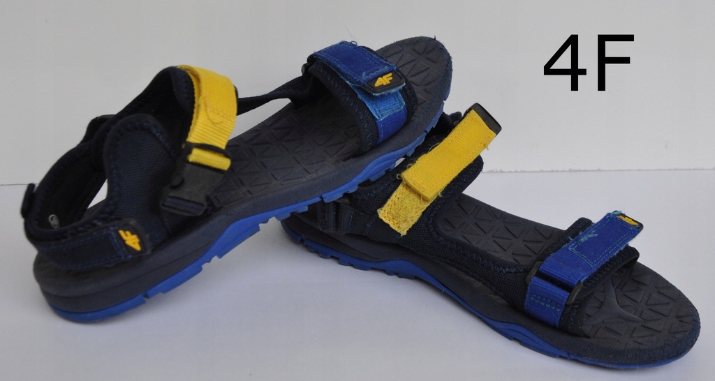 4F_sandałki_NAJLŻEJSZE_ wygoda_ RZEPY_38_ 26cm