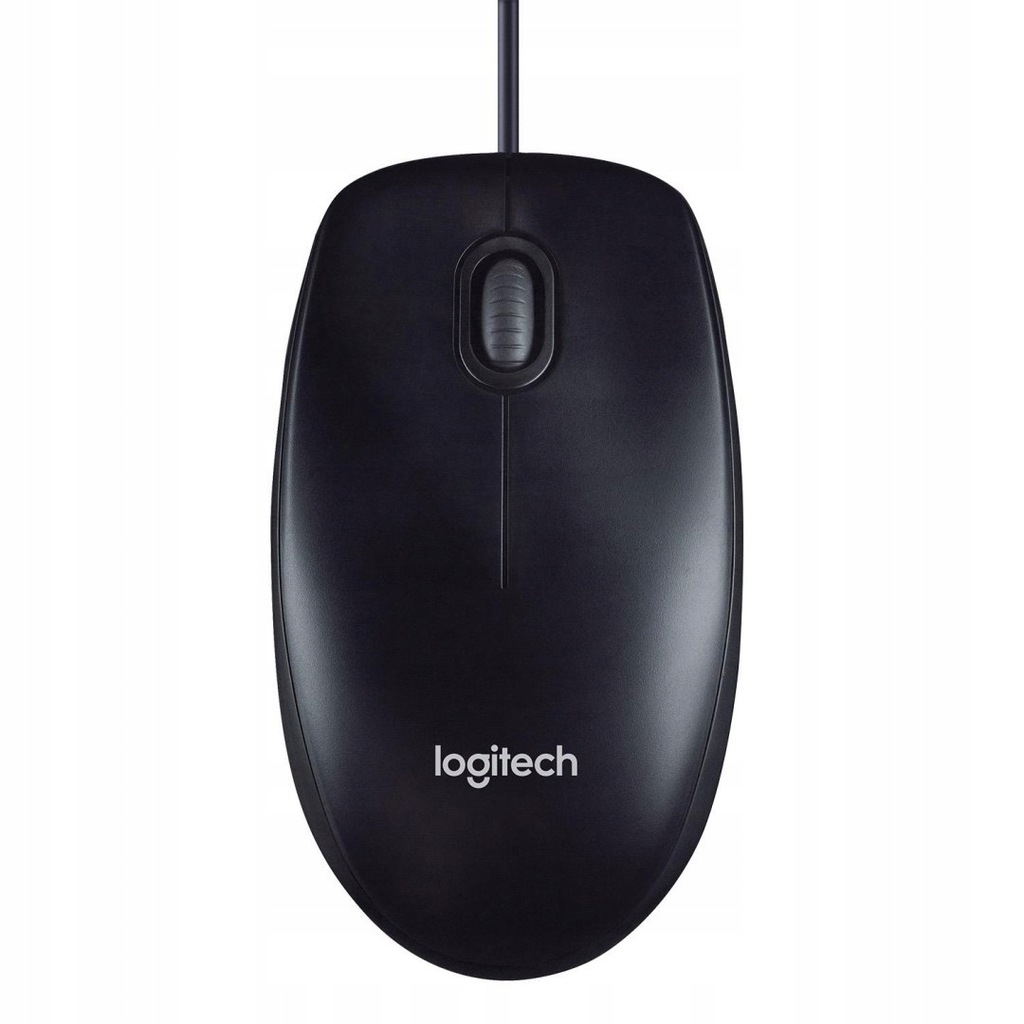 Mysz Logitech M100 przewodowa USB szara