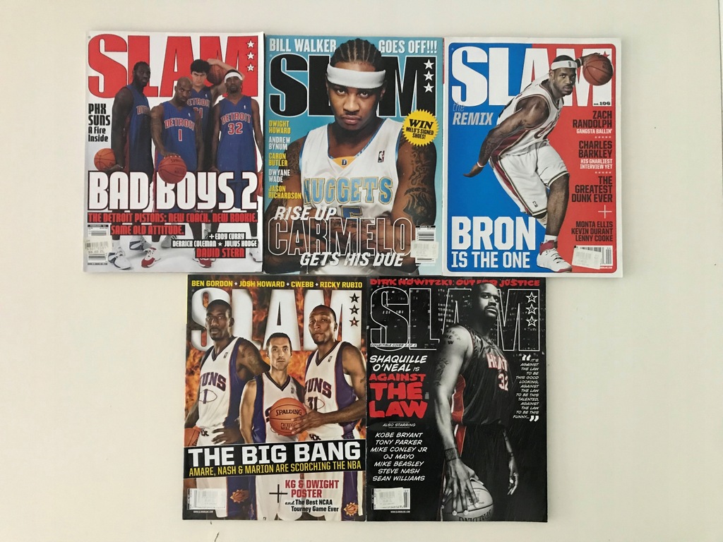 SLAM MAGAZINE (10 numerów) NBA