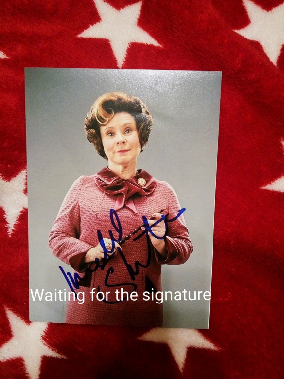 Oryginalny autograf Imelda Staunton Harry Potter