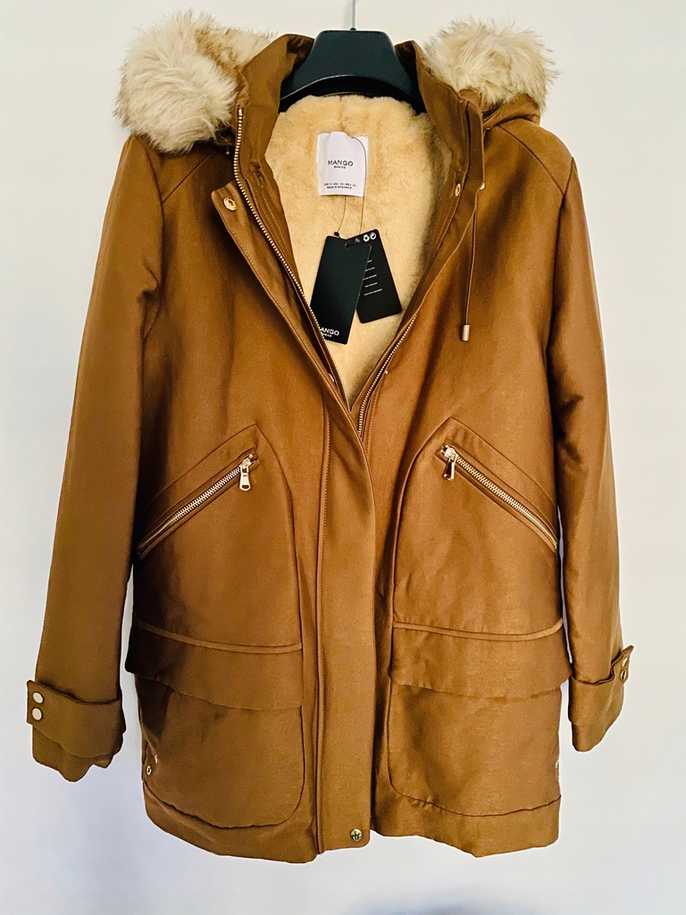 Nowa kurtka płaszcz jesienno-zimowy Mango S