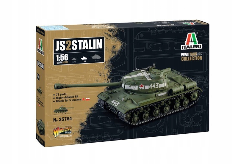 Model plastikowy Josif Stalin JS-2 1/56 Italeri