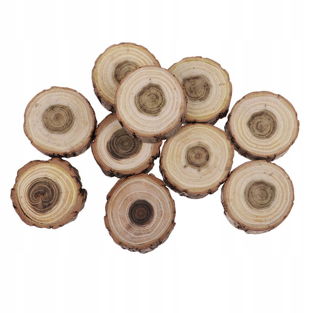 Wooden Round Display Stand Base 10Pcs for War Gaming Toys D cm T 1cm