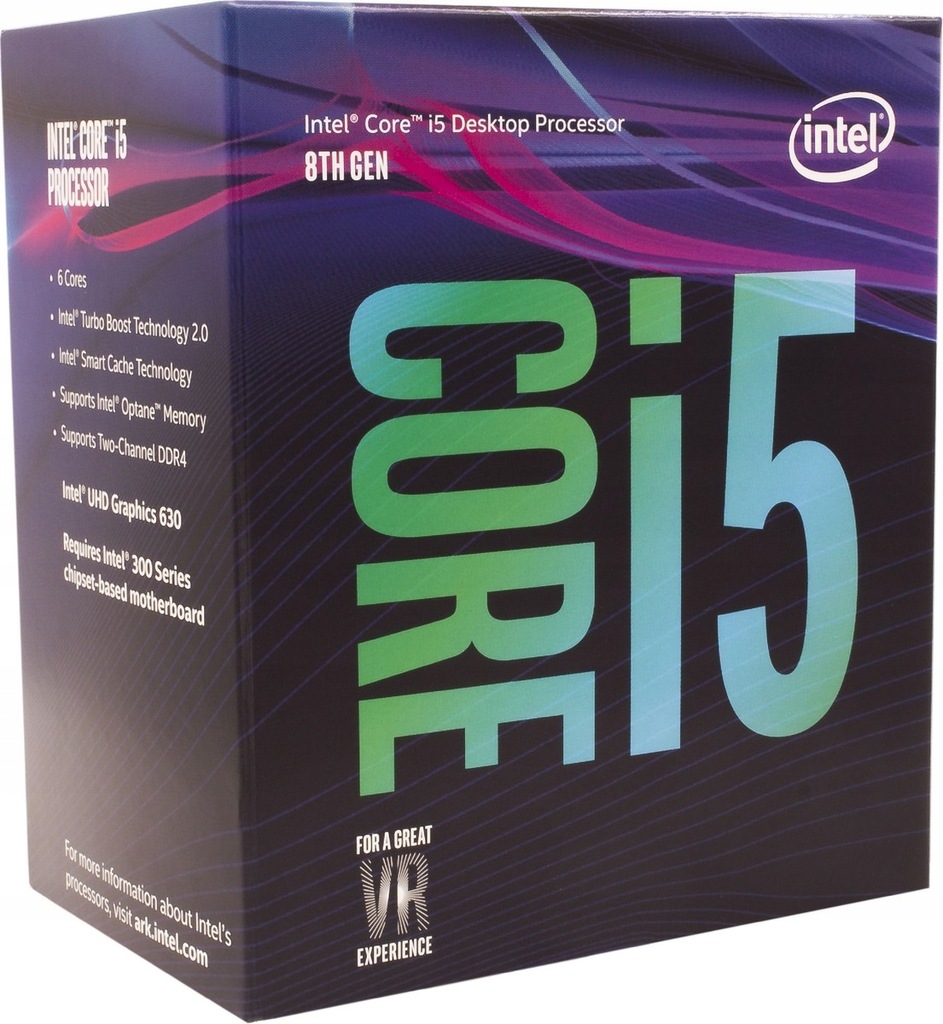 Купить Процессор INTEL Core i5-8400 2,8–4 ГГц LGA1151 6C/6T: отзывы, фото, характеристики в интерне-магазине Aredi.ru