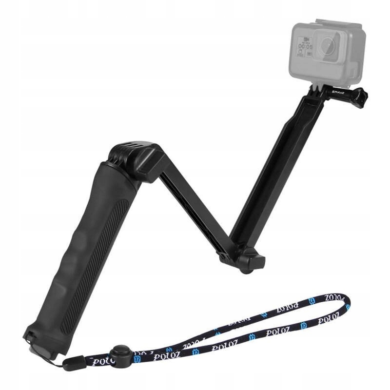 Puluz Składany kijek Selfie Stick/Tripod Puluz do kamer sportowych PU202 cz