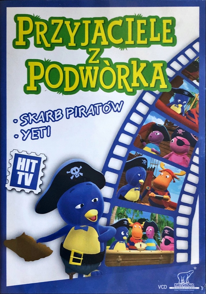 DVD PRZYJACIELE Z PODWÓRKA SKARB PIRATÓW YETI