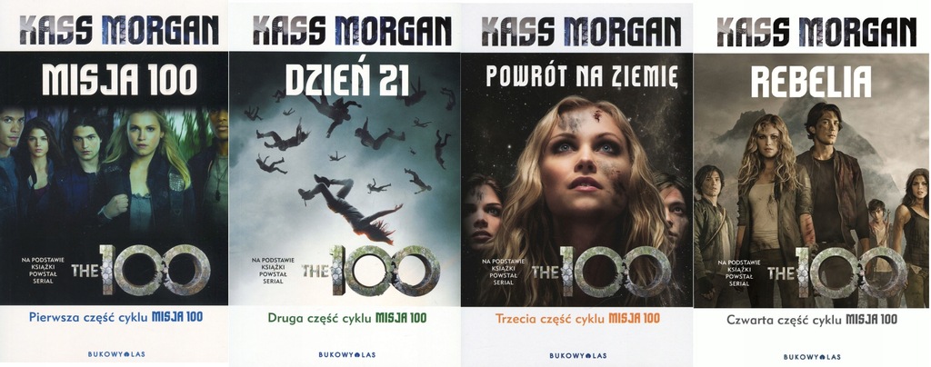 KASS MORGAN - MISJA 100 - komplet 4 tomy - nowe !