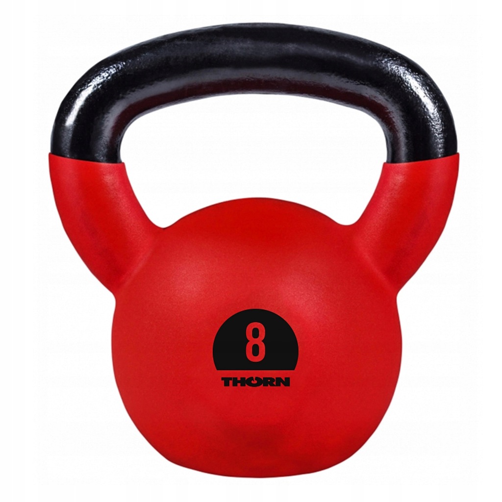 KETTLEBELL 8 KG ŻELIWNY THORN+FIT Cast-Iron (RED)