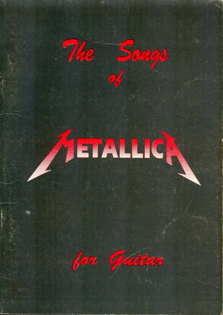 Songs of Metallica chwyty nuty na gitarę