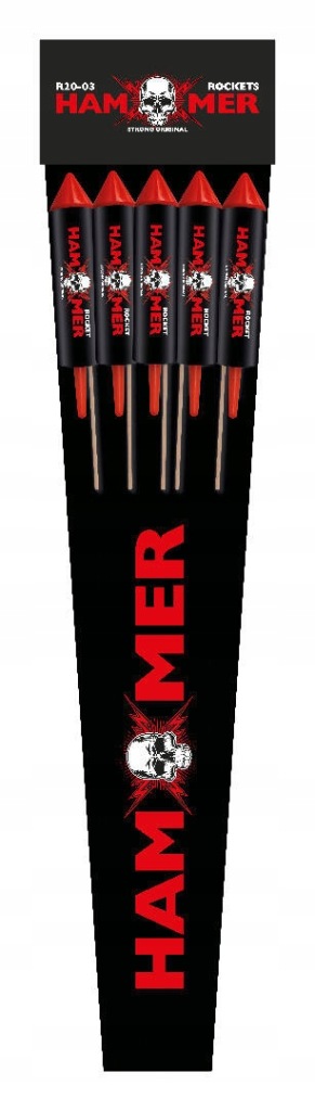 ZESTAW RAKIET HAMMER - hukowe - R20-03 - Gaoo - 5 szt.