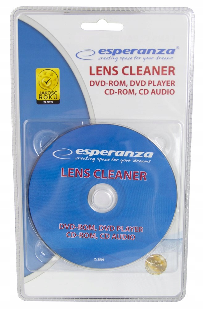 ES123 Esperanza płytka czyszcząca do cd/dvd