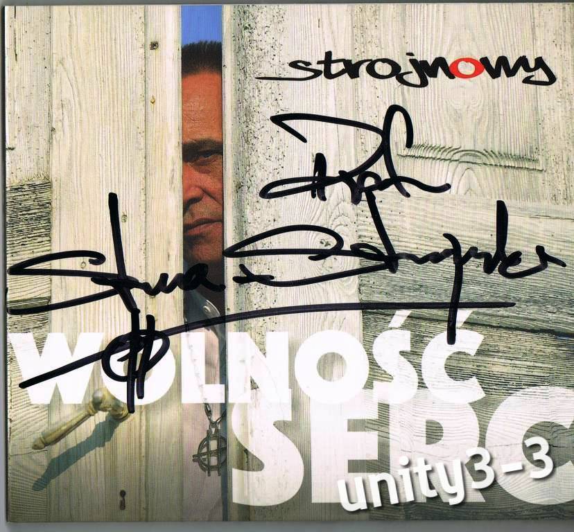 Strojnowy"Wolność Serce" Cd z autografem