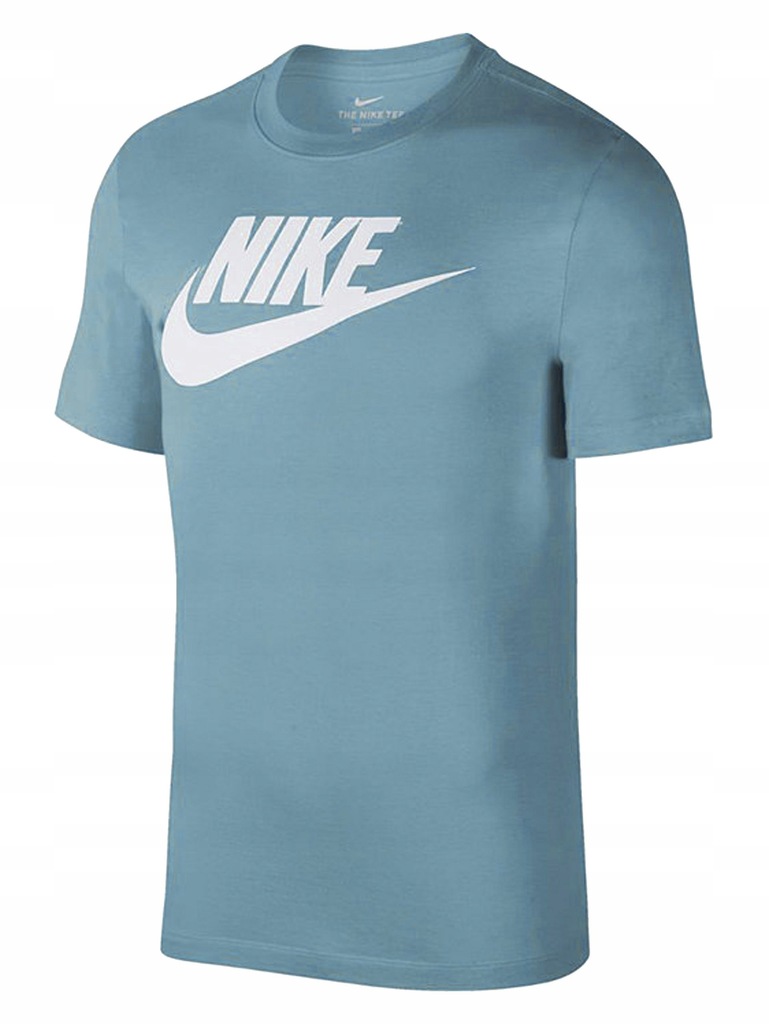 T-SHIRT NIKE MĘSKI AR5004-424 NIEBIESKI R. L