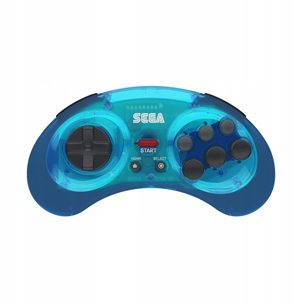 Pad SEGA Mega Drive Retro-Bit Bluetooth Blue