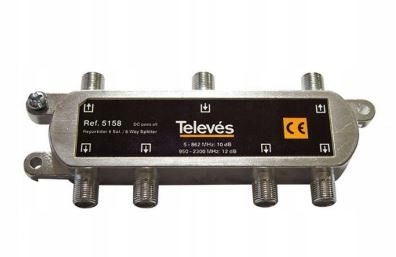 ROZGAŁEŹNIK 1/6 TELEVES 5-2400MHz DC PASS