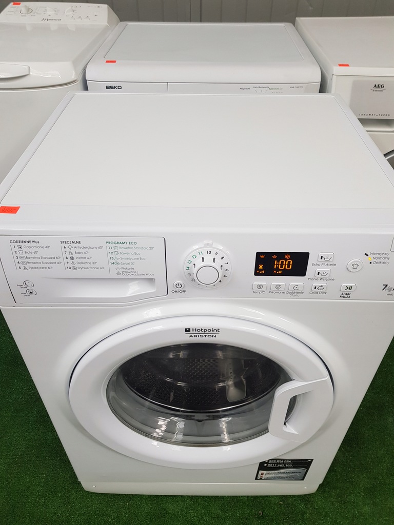 Pralka HotPoint 7kg1200obr PolskieMenuBardzo Ładna