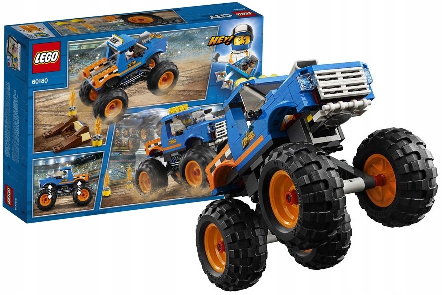 LEGO CITY 60180 MONSTER TRUCK KLOCKI - 7722641207 - oficjalne archiwum