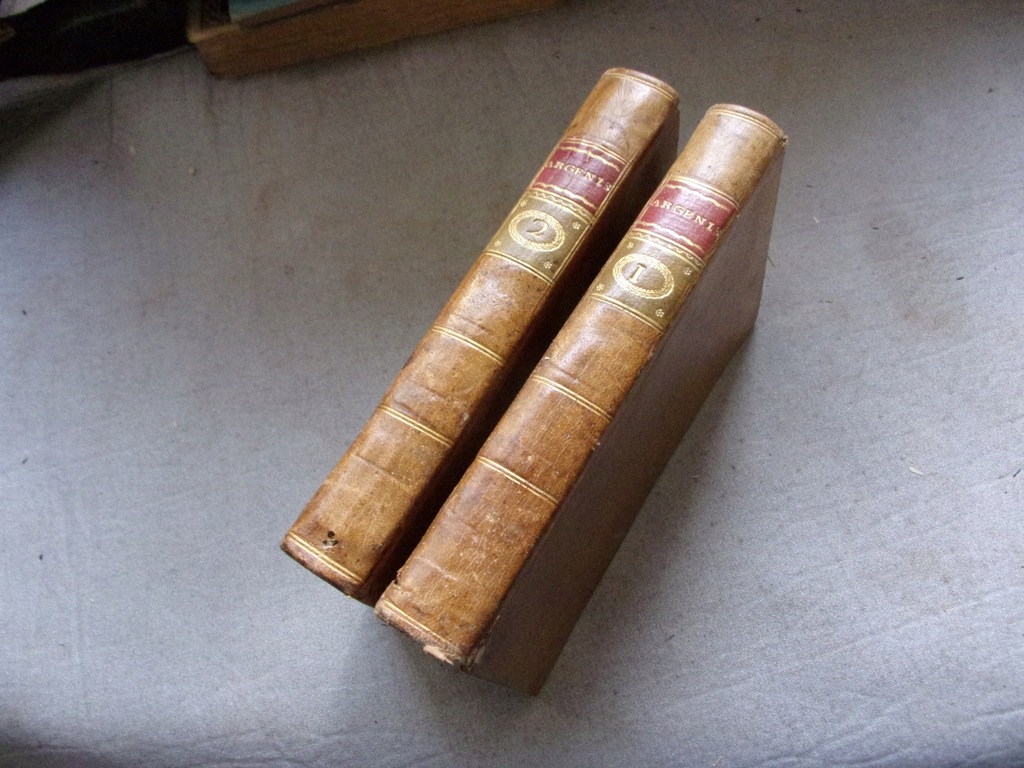 przepiękne 2 tomy kpl ARGENIS John Barclay SKÓRA unikat 1771
