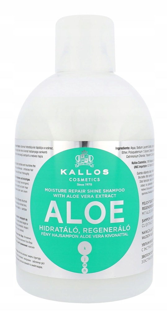 Kallos Cosmetics Aloe Vera Szampon 1000ml