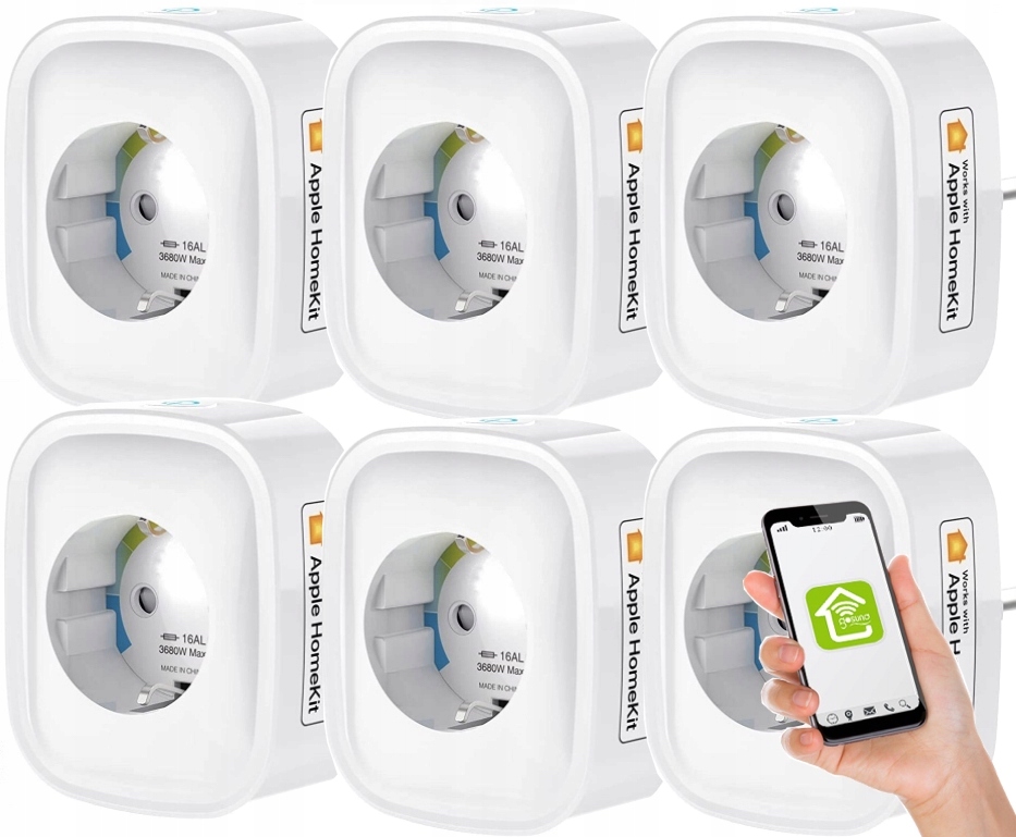 6xInteligentne gniazdko WiFi Gosund SP1-H HomeKit