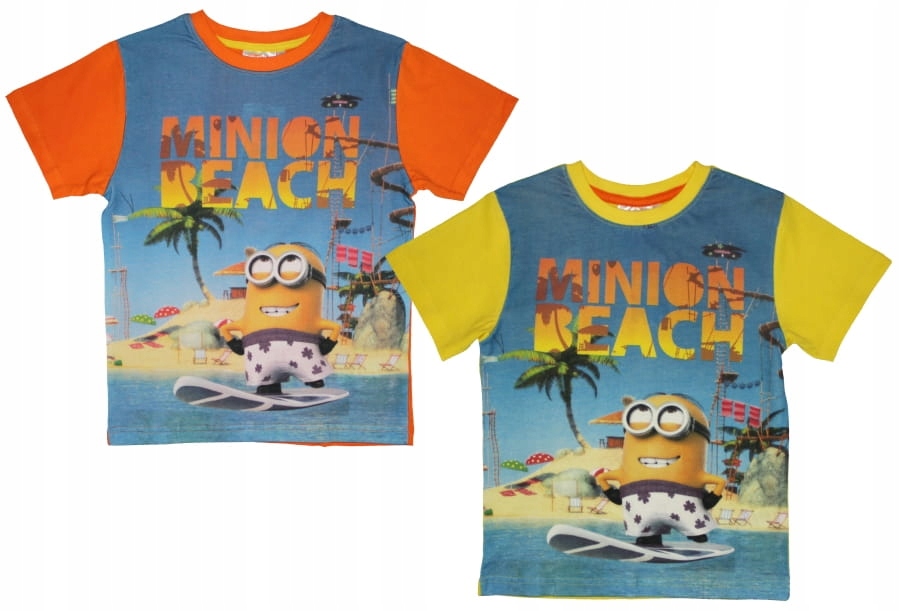 KOSZULKA DZIECIĘCA T SHIRT MINIONKI R 128