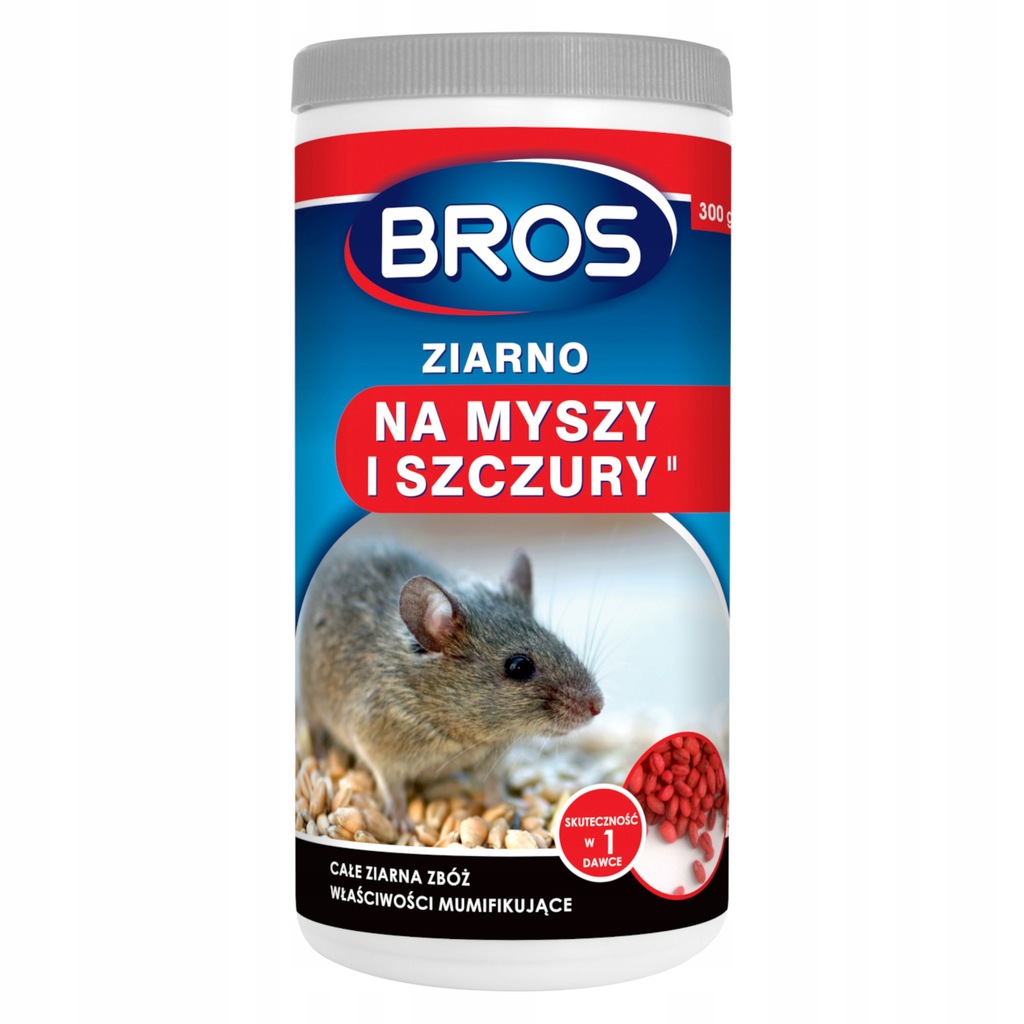 BROS ziarno trutka szczury myszy 300g