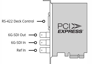 Купить ВИДЕОГРАББЕР 4K PCI-E DECKLINK BLACKMAGIC ВИДЕОКАРТА: отзывы, фото, характеристики в интерне-магазине Aredi.ru