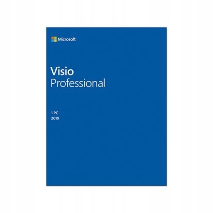 Microsoft D87-07425 Visio Pro 2019 ESD, Multilingu