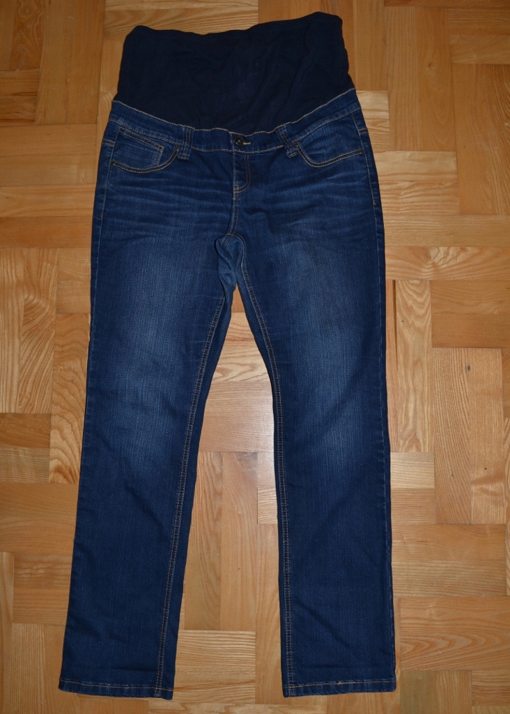 1532#yessica_ciążowe elastyczne jeansy R.42/44