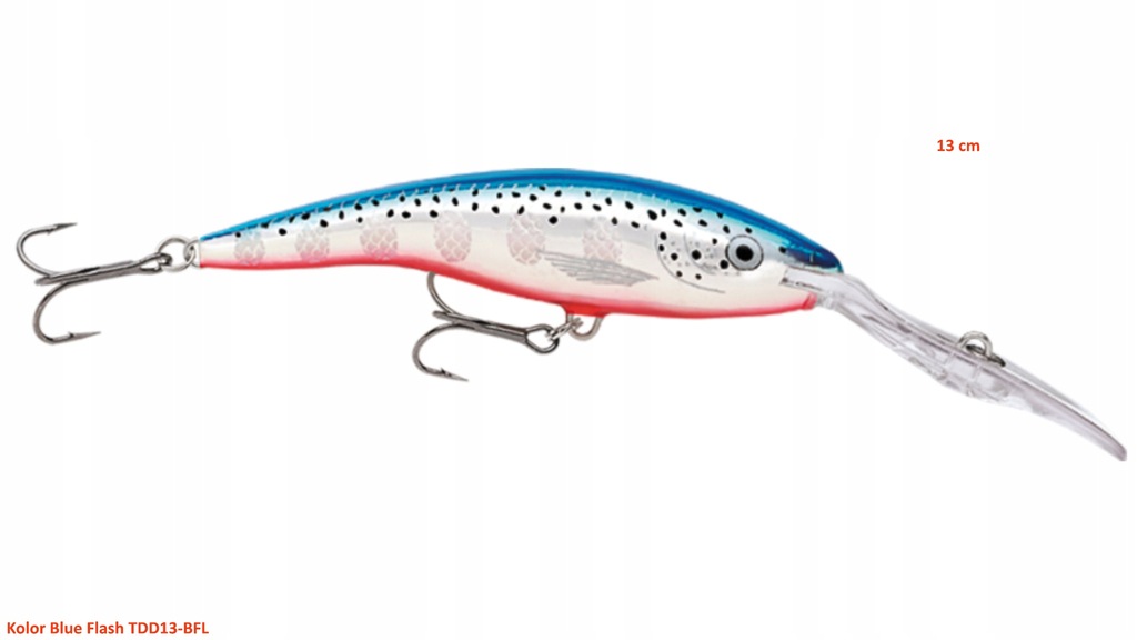 Rapala Deep Tail Dancer 13 cm -Blue Flash