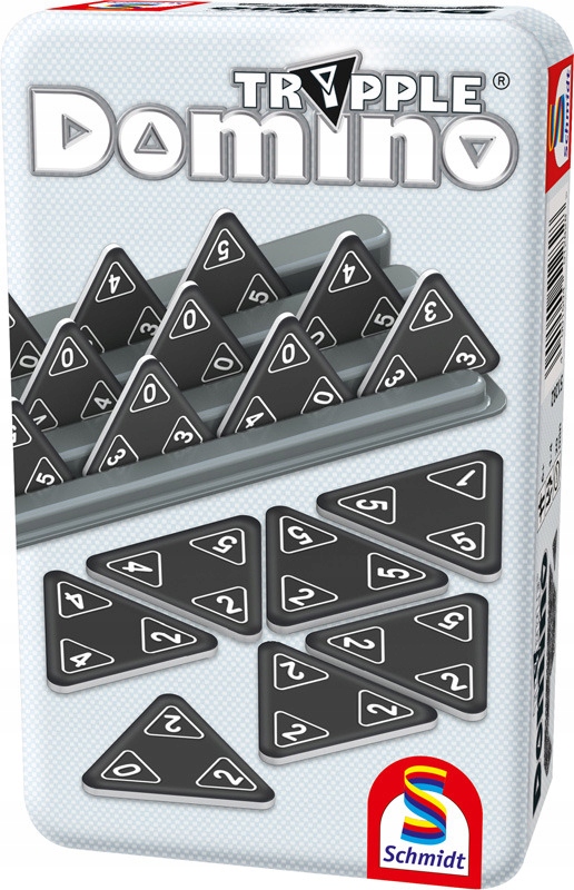 Gra Trójkątne Domino (w metalowej puszce)