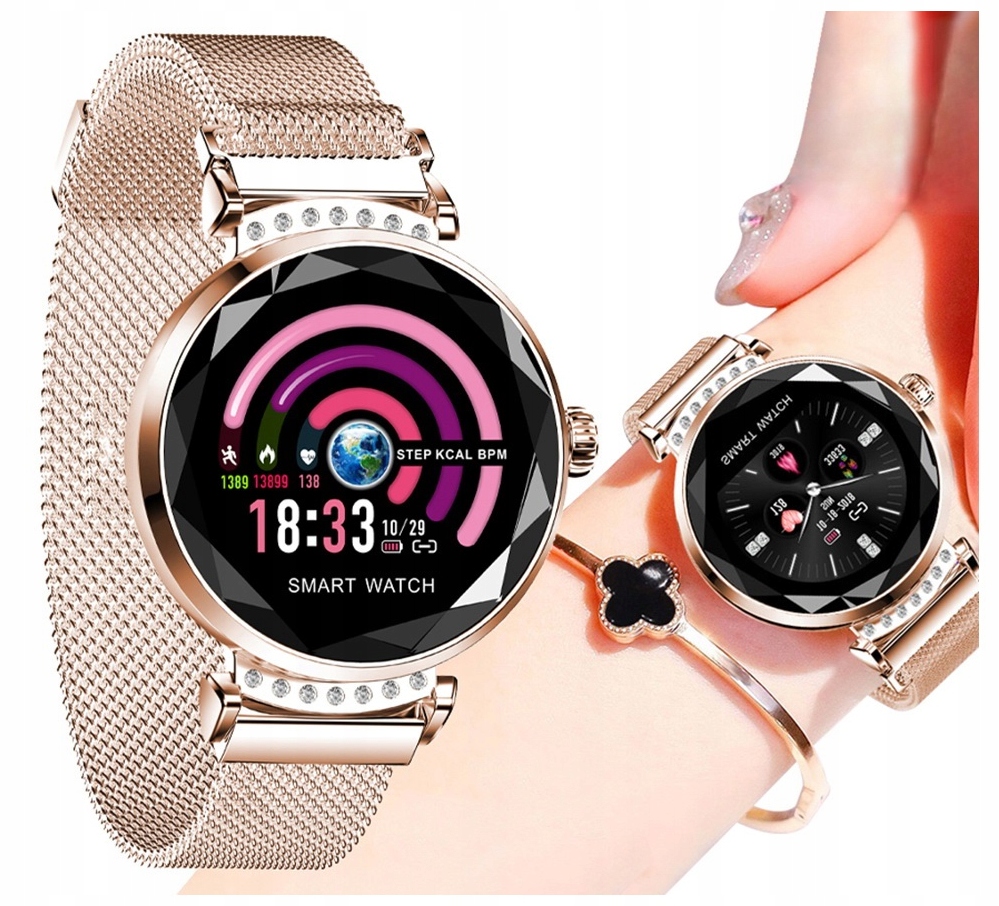 SMARTWATCH Klasyczny Zegarek Damski 4 KOLORY