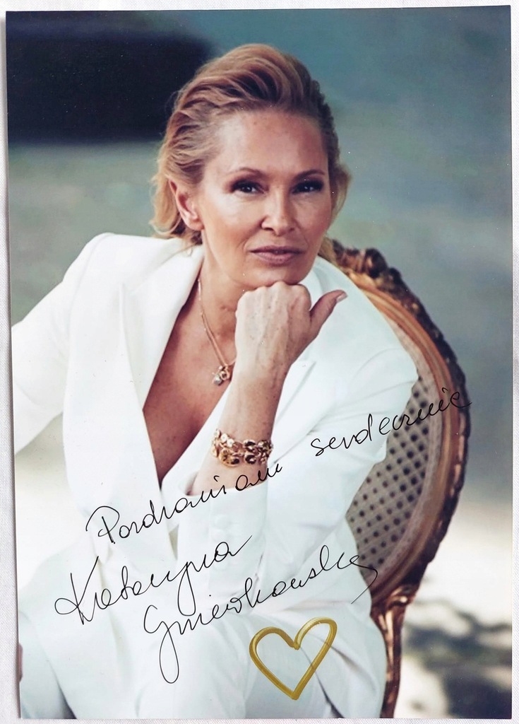 KATARZYNA GNIEWKOWSKA - Autograf -Przemek Dzieciom