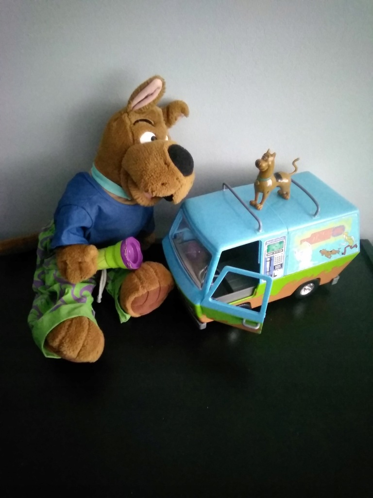 3szt maskotka auto samochód Scooby Doo figurka