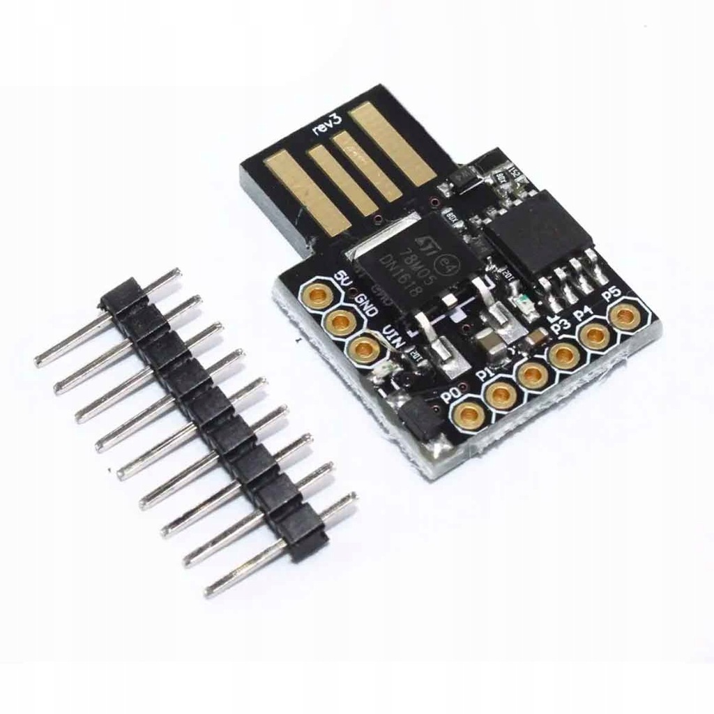 Mikrokomputer Elektroweb ATtiny85 USB Digispark mikrokontroler 5V badusb