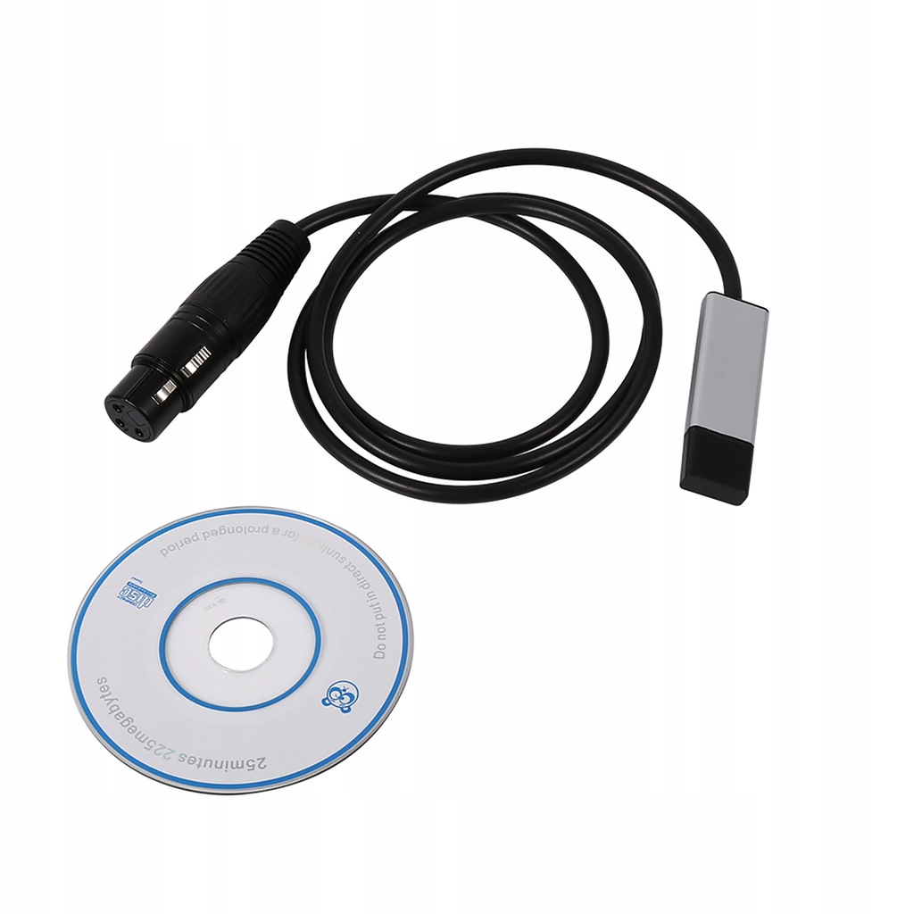 Kontroler adaptera interfejsu Mini USB na DMX DMX512 Komputerowe 7N