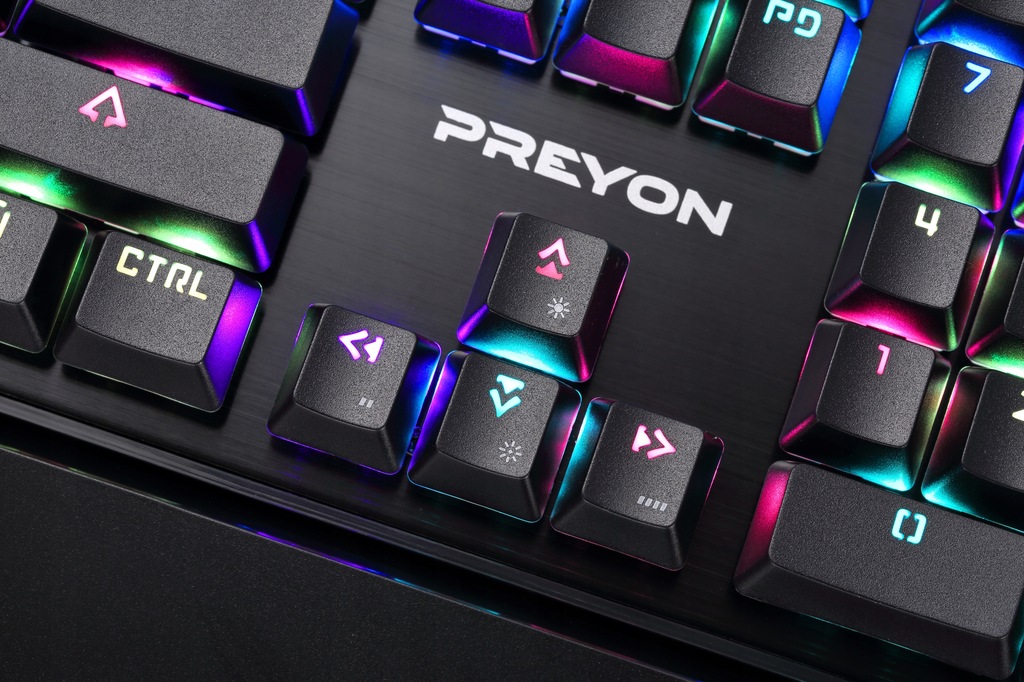 Купить Механическая игровая USB-клавиатура RGB PREYON: отзывы, фото, характеристики в интерне-магазине Aredi.ru