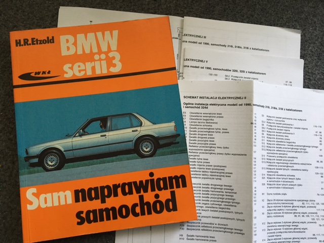 Bmw serii 3 E30 sam naprawiam naprawa obsługa instrukcja schematy instalacj