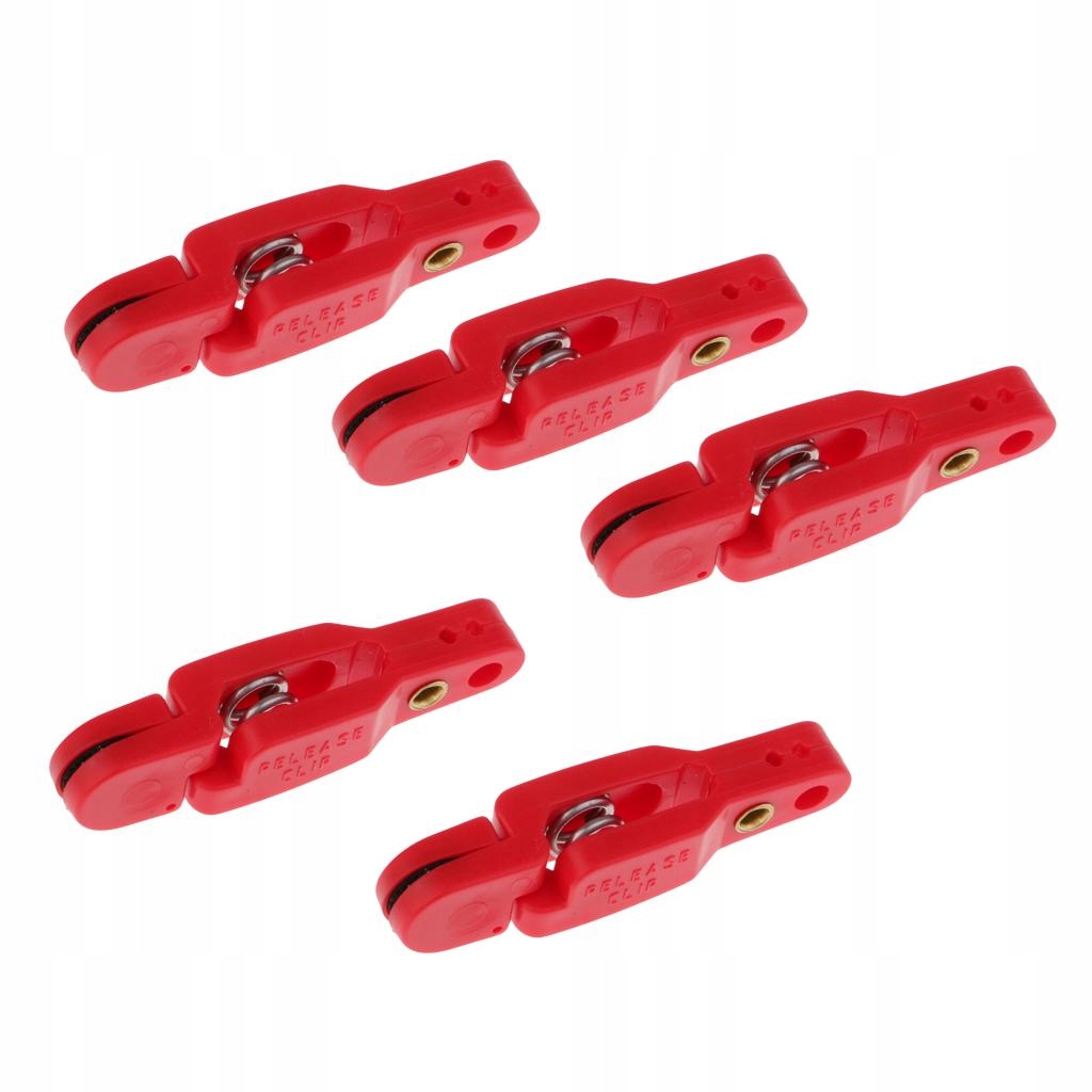 5pc Release Clip for Kite Fishing Planer Red 5Pcs