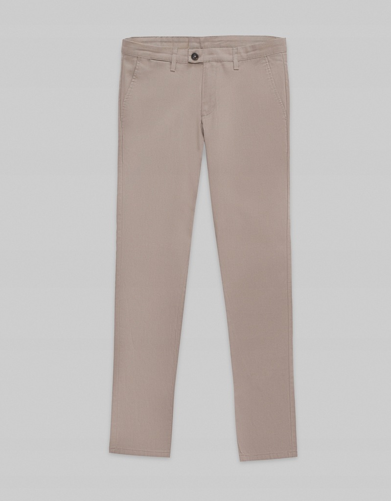 Spodnie albiano beżowy slim fit 35 32
