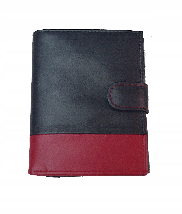 Skórzany męski portfel z ochroną RFID