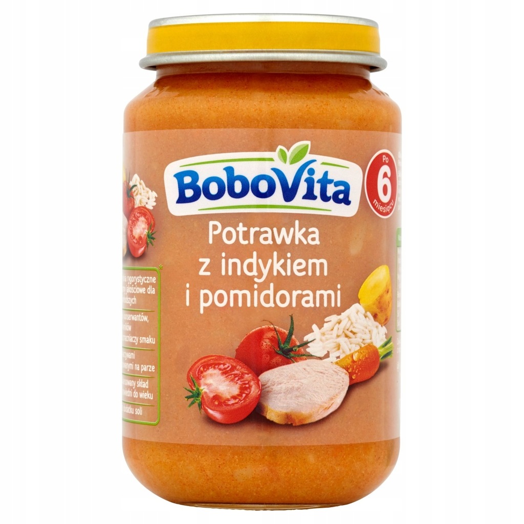 BoboVita Potrawka z indyk i pomidor po 6 mc 190 g