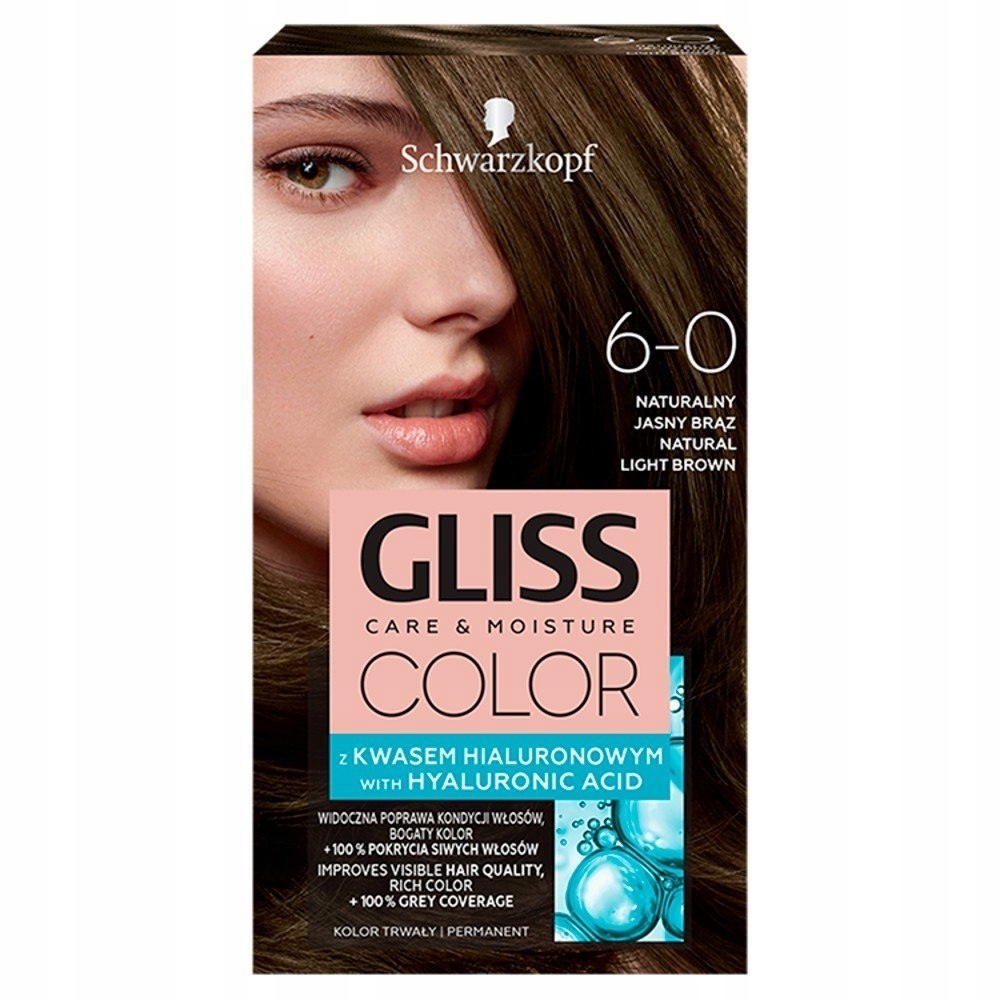 Schwarzkopf Gliss Color Krem koloryzujący nr 6-0 N