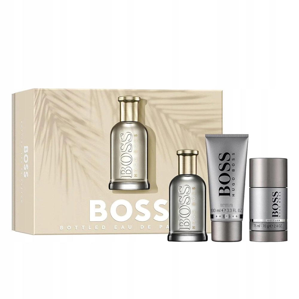 Boss Bottled zestaw woda perfumowana spray 100ml + żel pod prysznic 100ml +