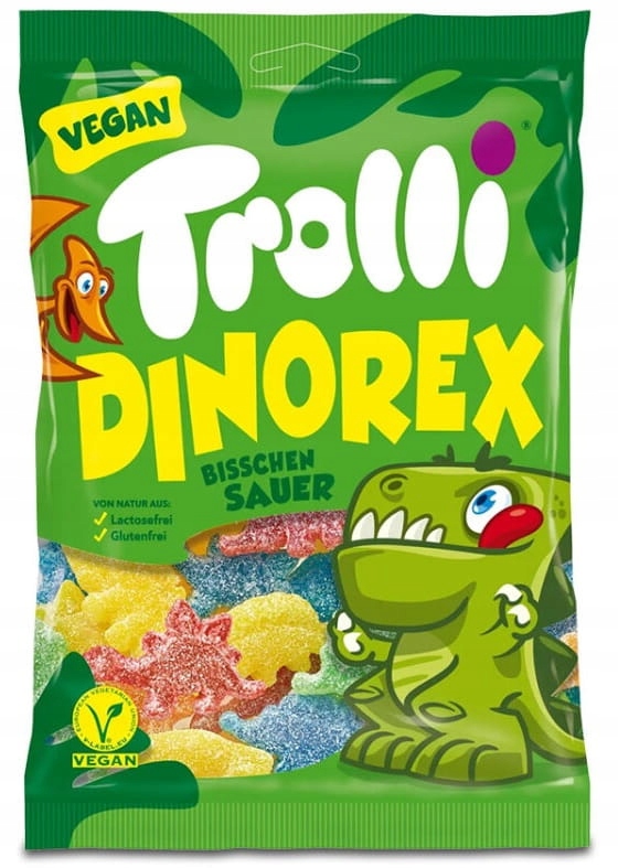 Trolli Żelki Dinorex 100g dla VEGAN