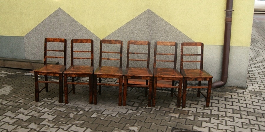 Komplet 6 -ciu Krzeseł _ po renowacji